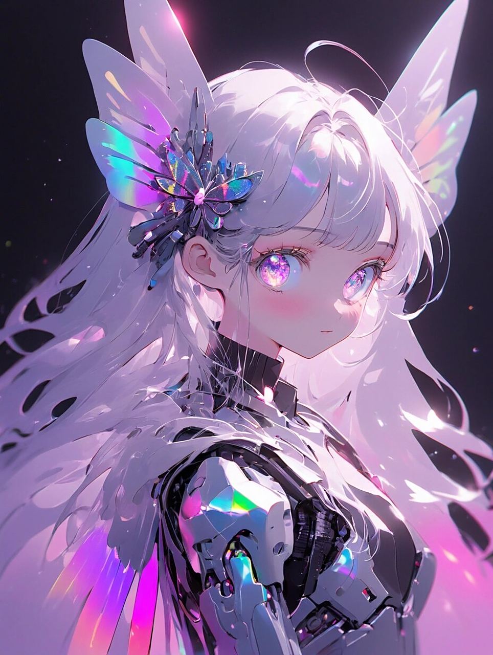 超级无敌可爱梦幻唯美机械女生微信头像拿走