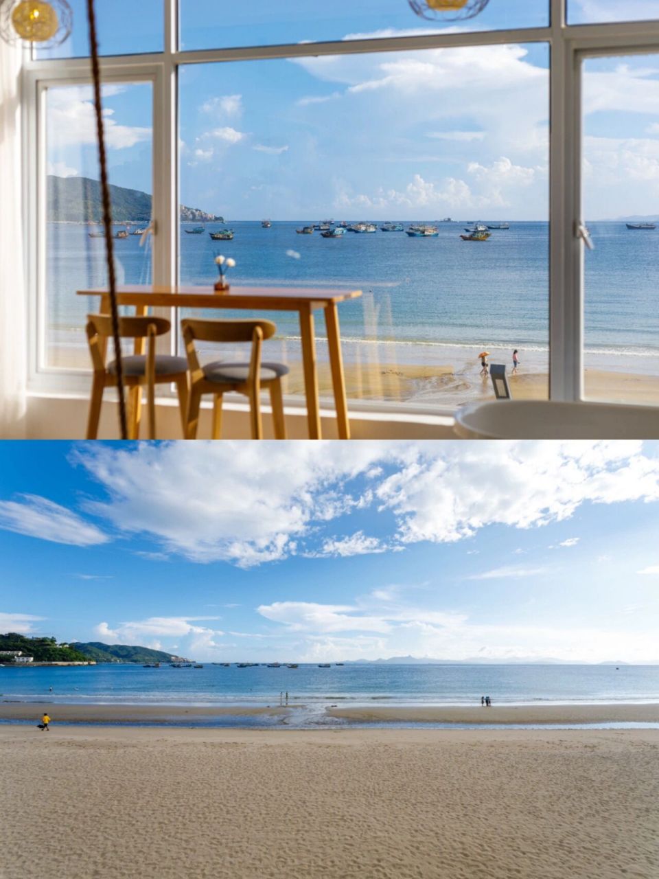 深圳南澳第一沙滩615房7床一线海景民宿 民宿介绍: 5房1厅7床6卫,可