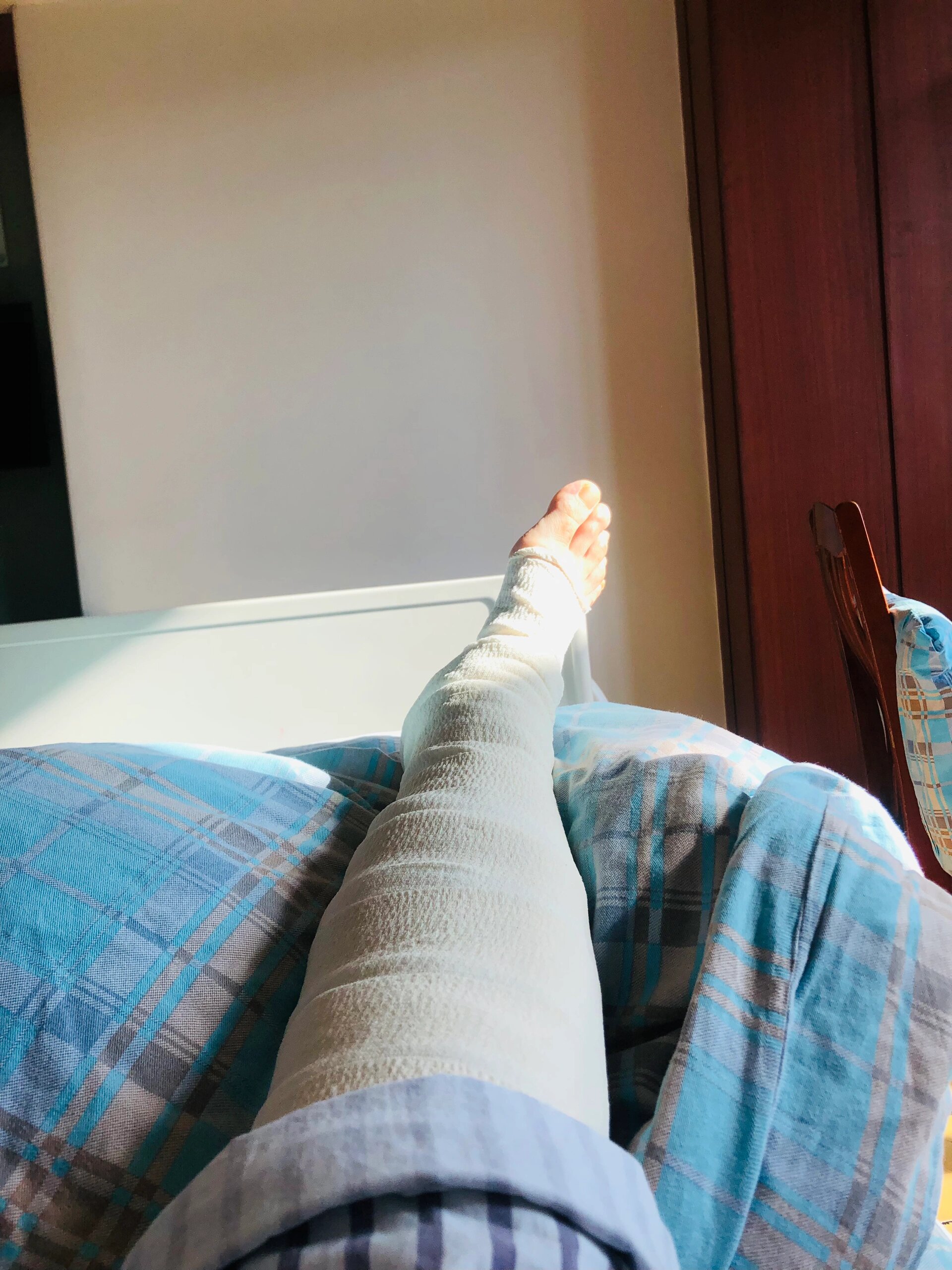 医生叮嘱绷带2个星期