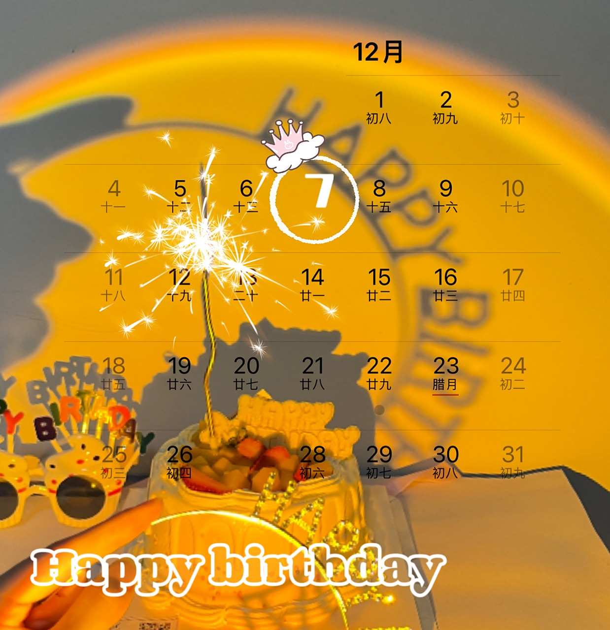 生日配图|12月7号-15号 需要那一张喔,自行截图!没有水印喔,自行截图!