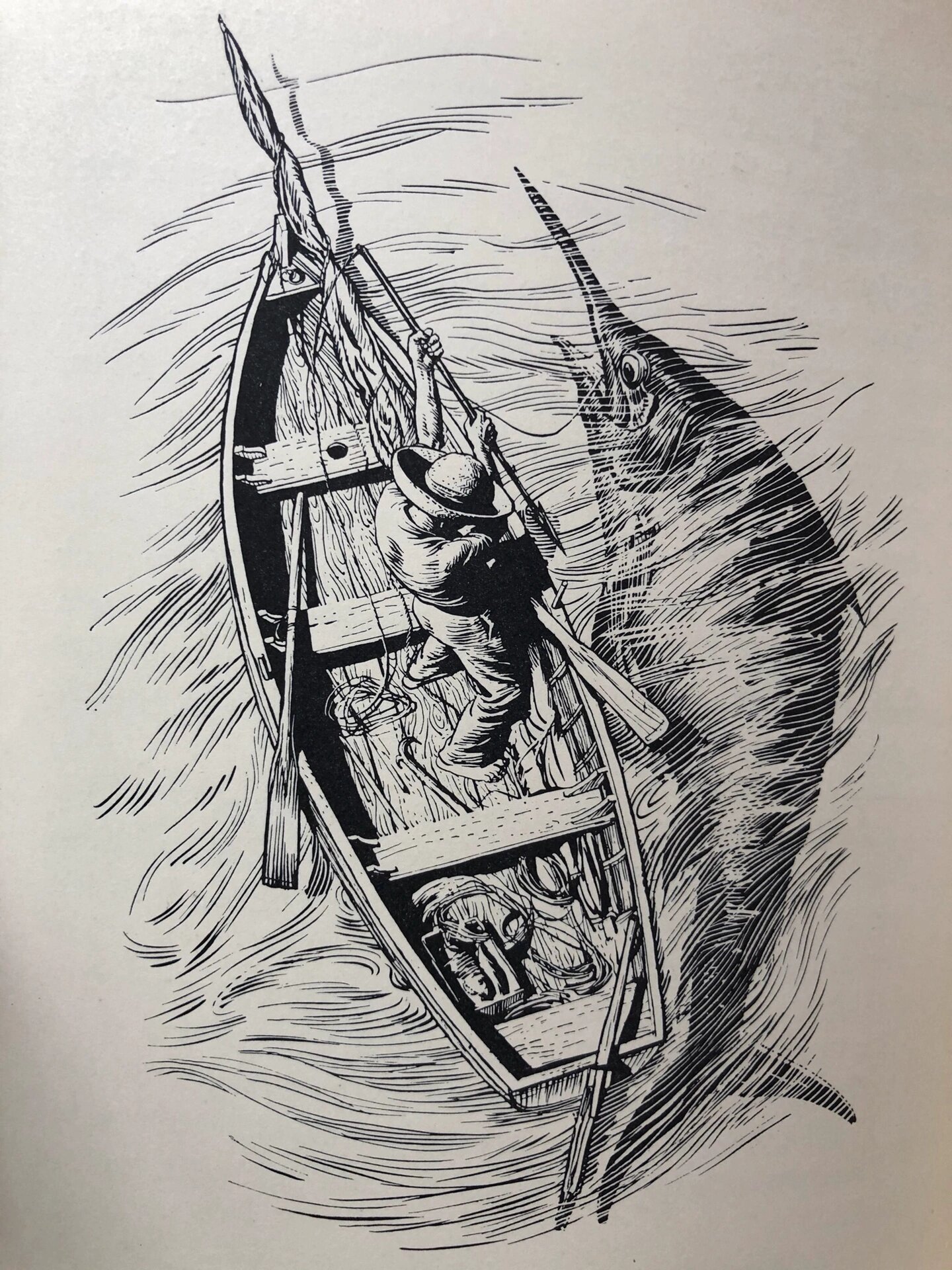 《老人与海》插图版