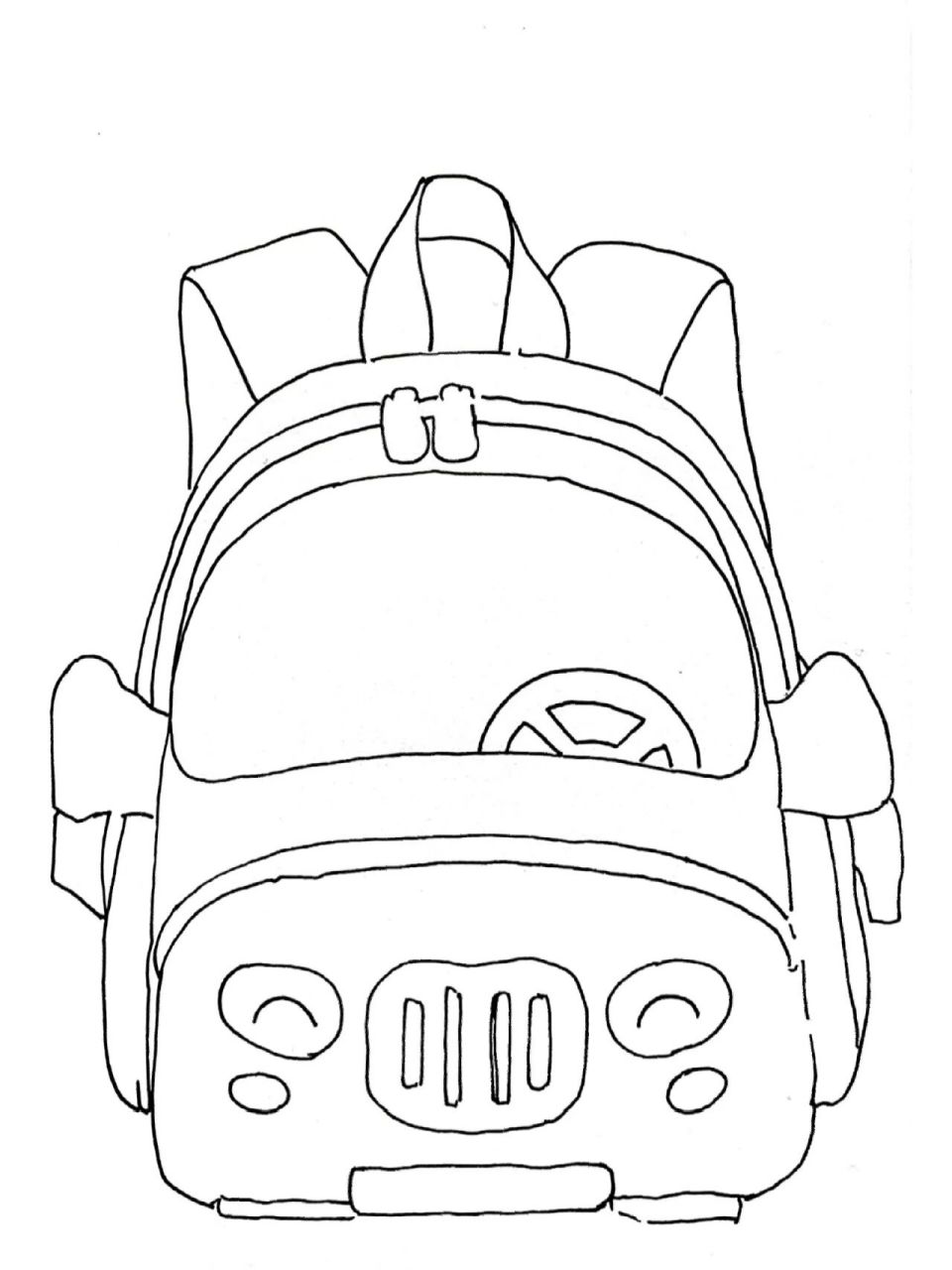 创意美术课程儿童画书包