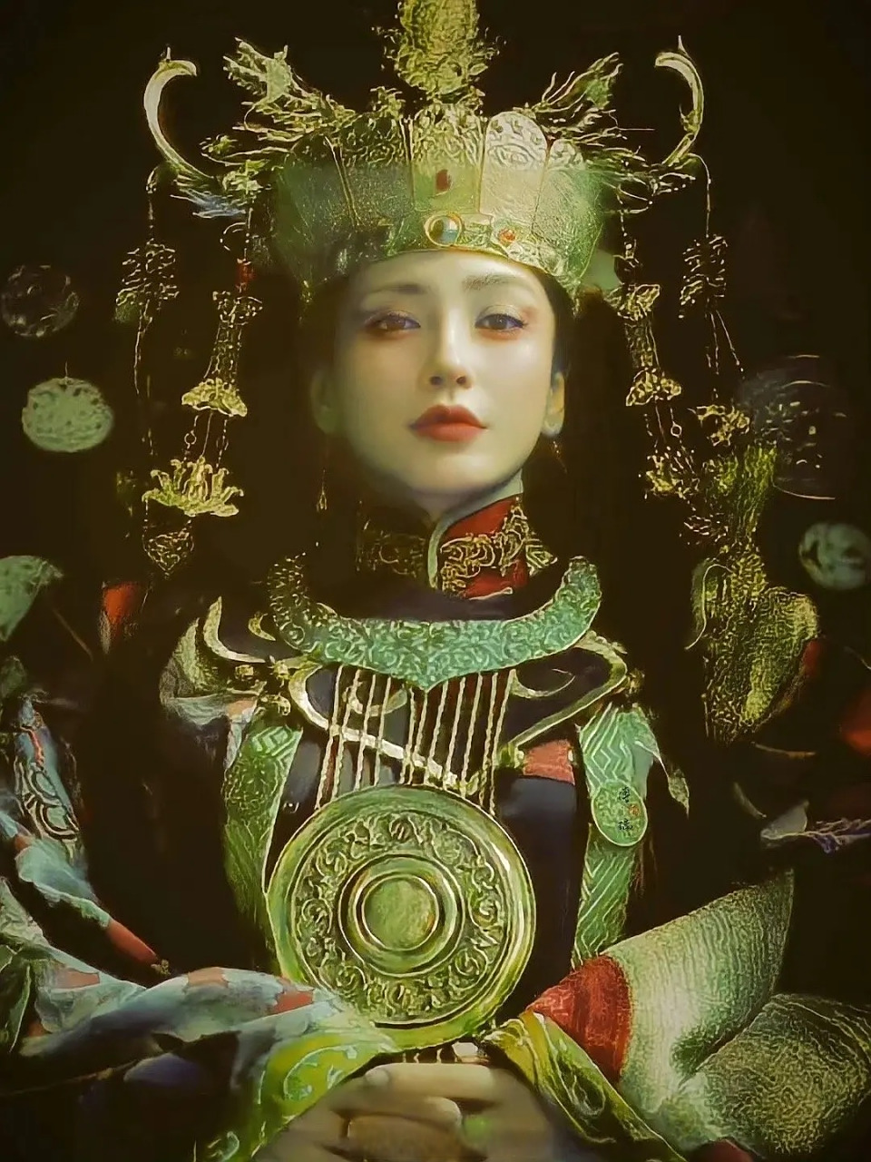 angelababy在寻龙诀这造型真的又美又有种中式恐怖感.