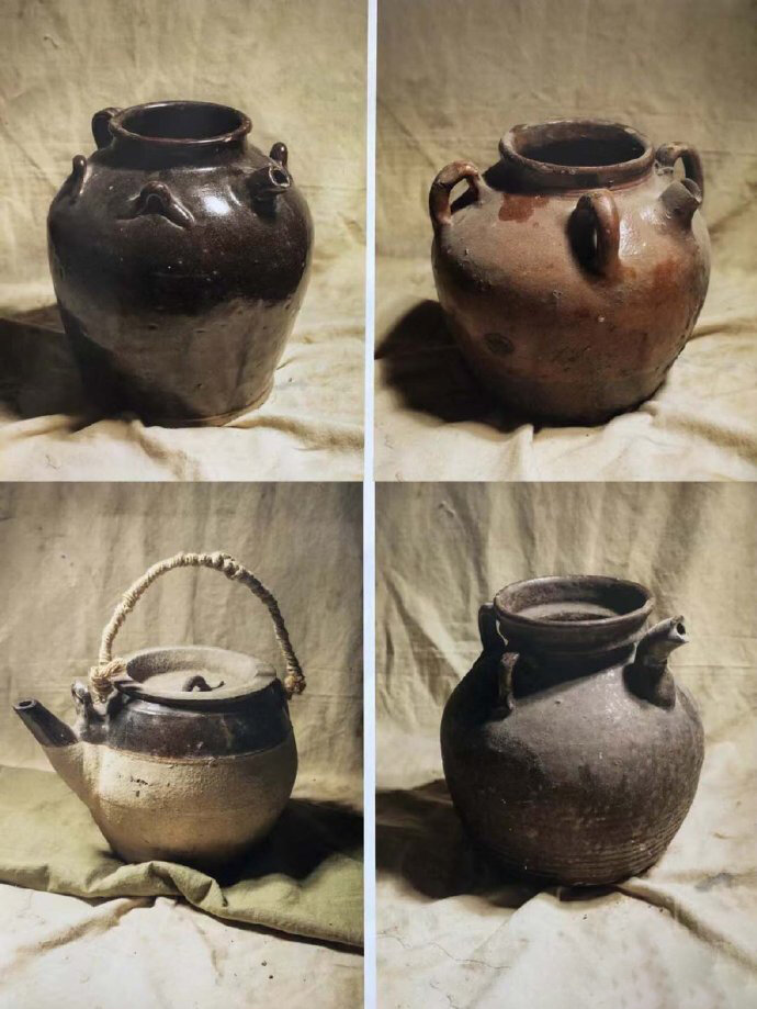 写生照片罐子素材 | 入门画法 15釉色较深的陶罐光影纷乱多变,其