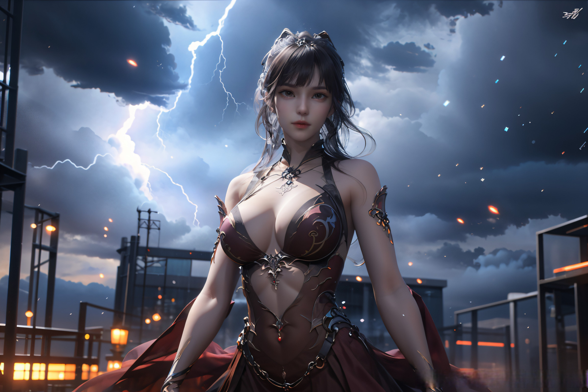 小舞雷电法王壁纸