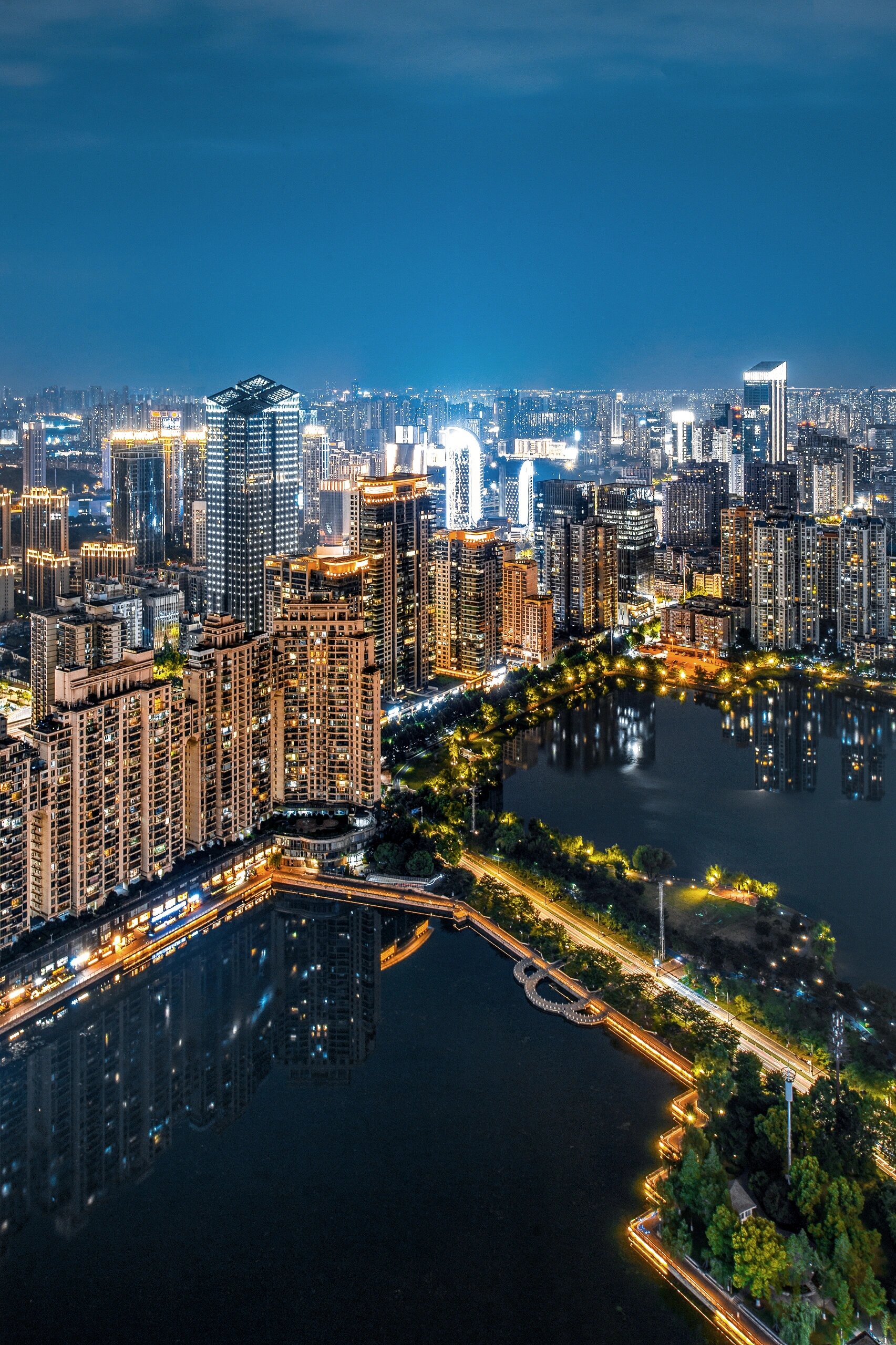 63-武汉城市风光照/黄孝西路.西北湖