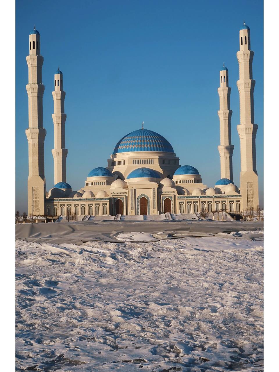 阿斯塔纳9691|中亚最大清真寺96 阿斯塔纳大清真寺96,为哈