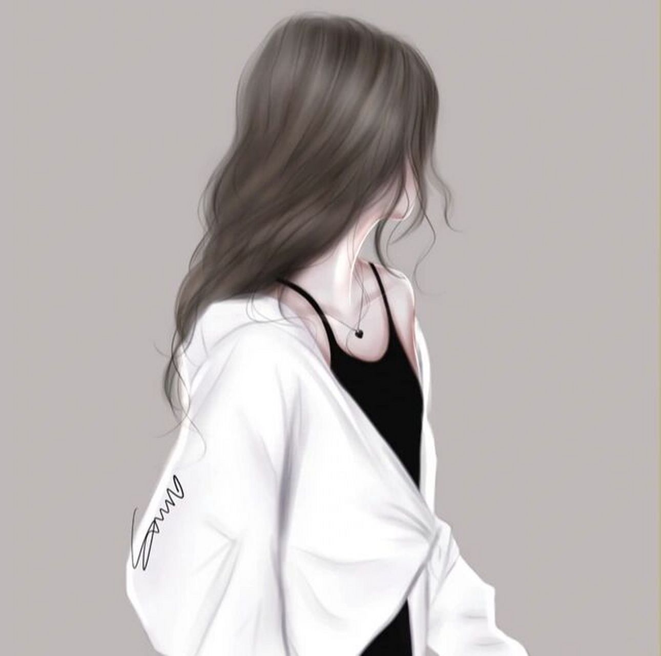 女生背影头像 女生背影头像 让人着迷的神秘感7815