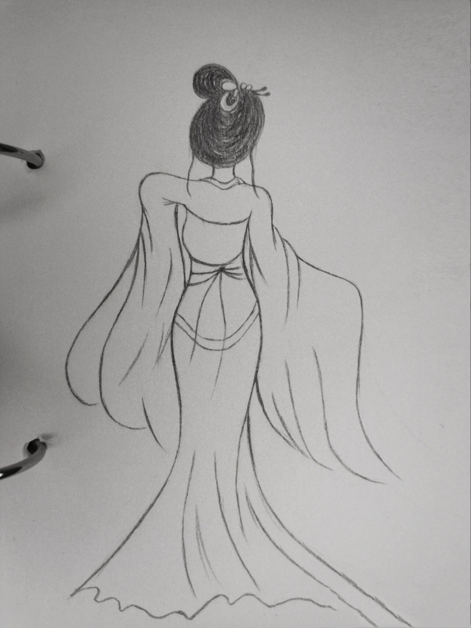 古风人物背影|一起来画画吧097300 236460912364