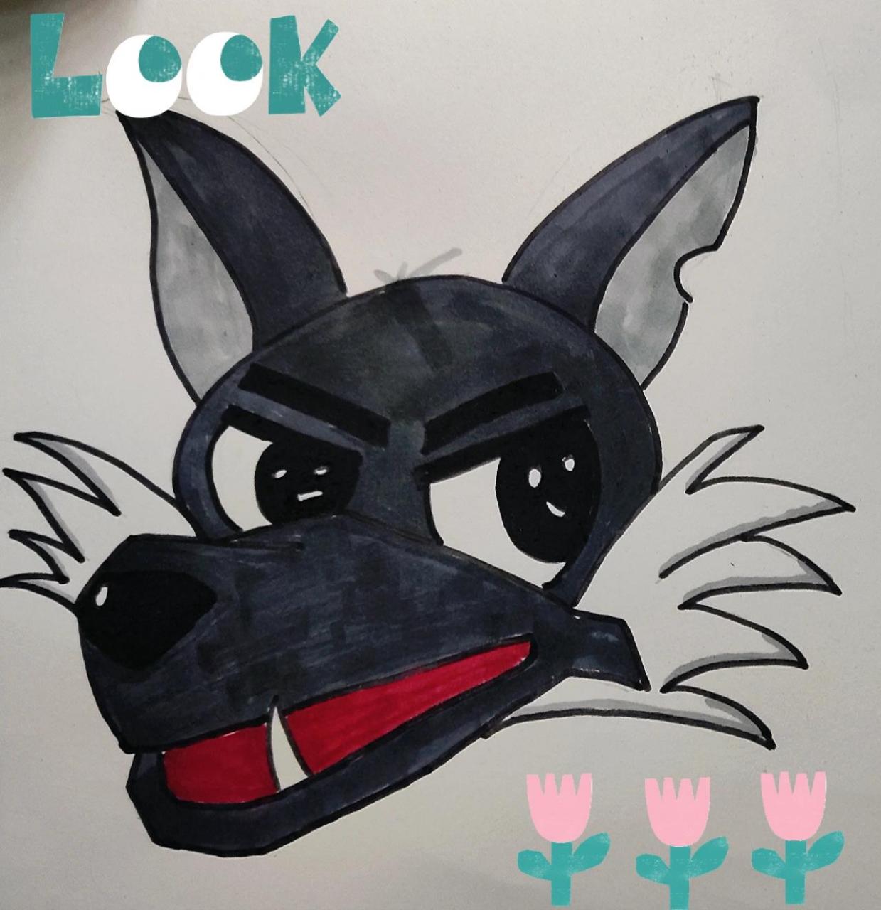 大灰狼头饰94|手工制作 可香可美啦~ 今天的我是嗷呜787878