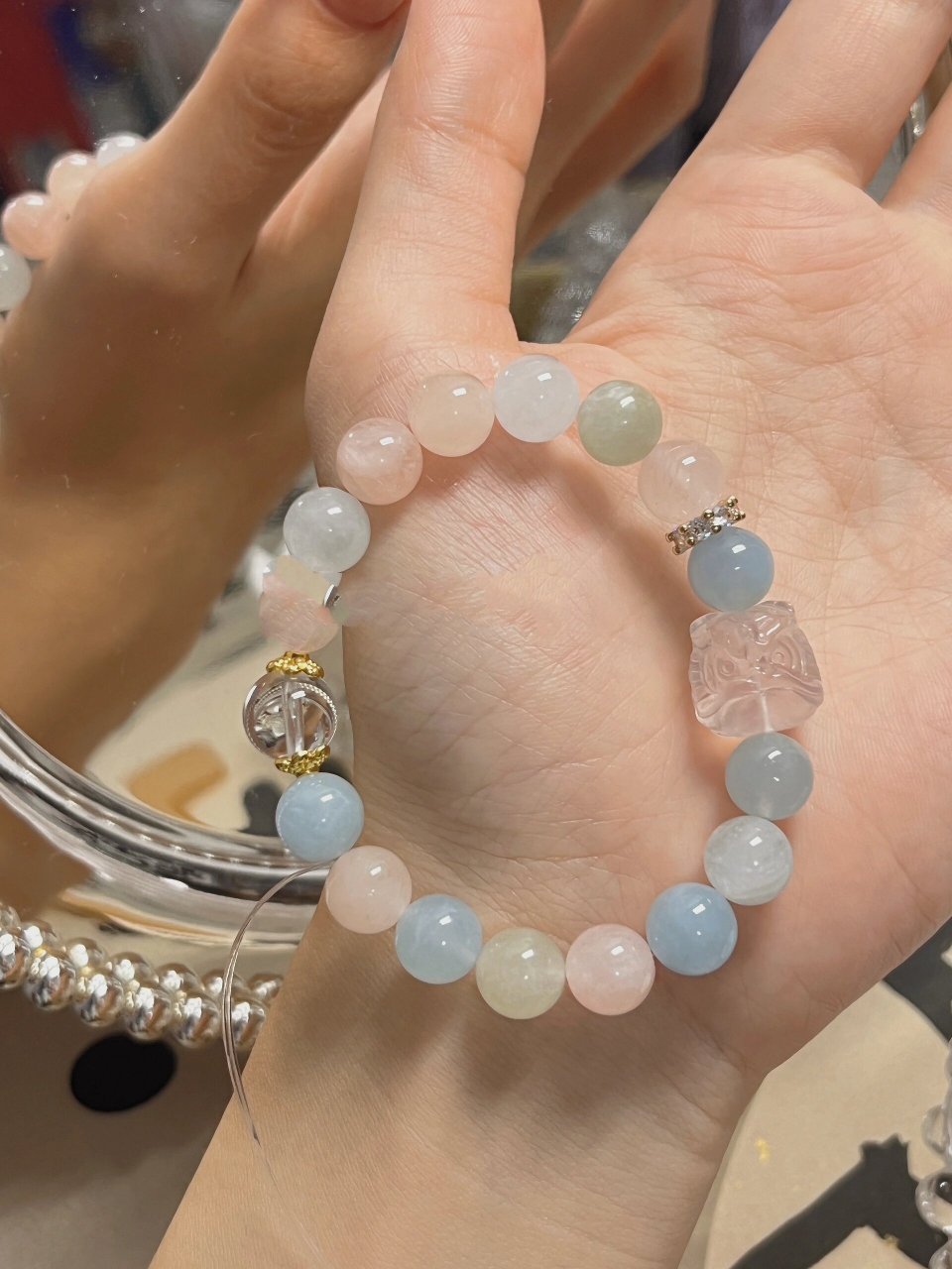 摩根石|diy手串|一物一图              8.