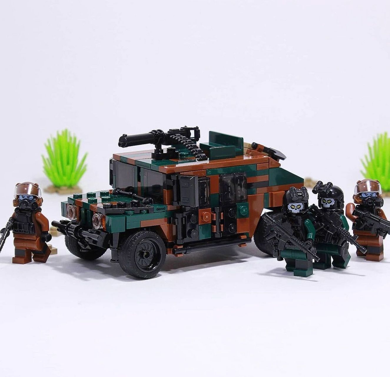 军迷们的最爱! 乐高的moc装甲车真的超帅啊!爱了啊!