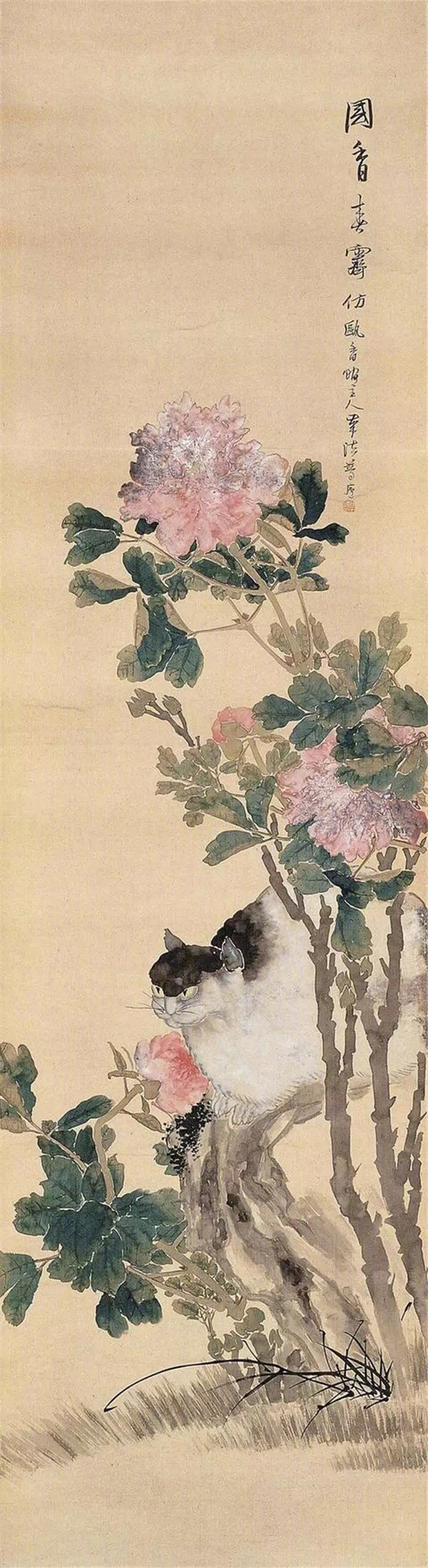 朱偁花鸟画作品赏析#书画