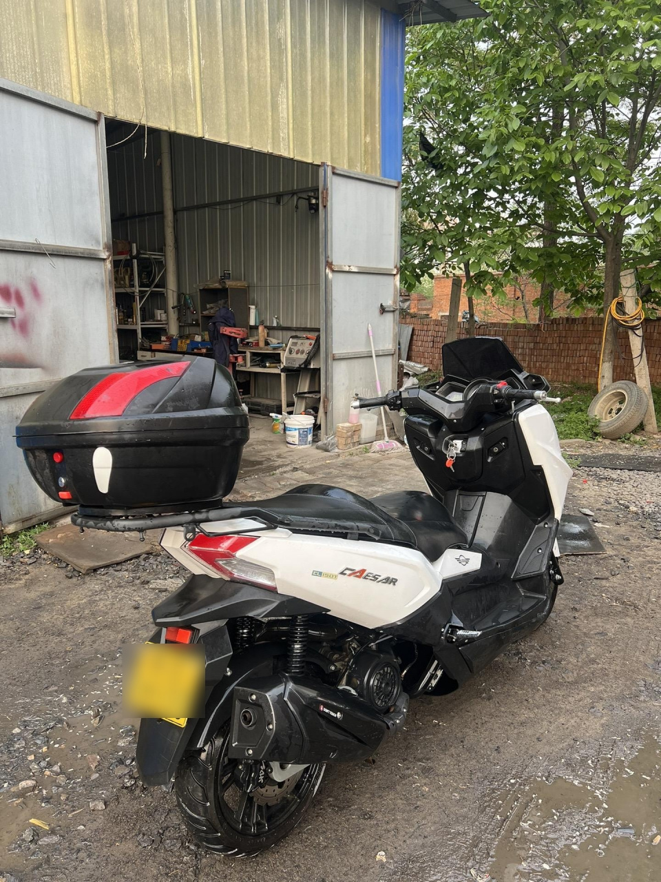 台荣t10大踏板 150cc 车况不错 随时过护 国四电喷 加装尾箱 液晶仪表