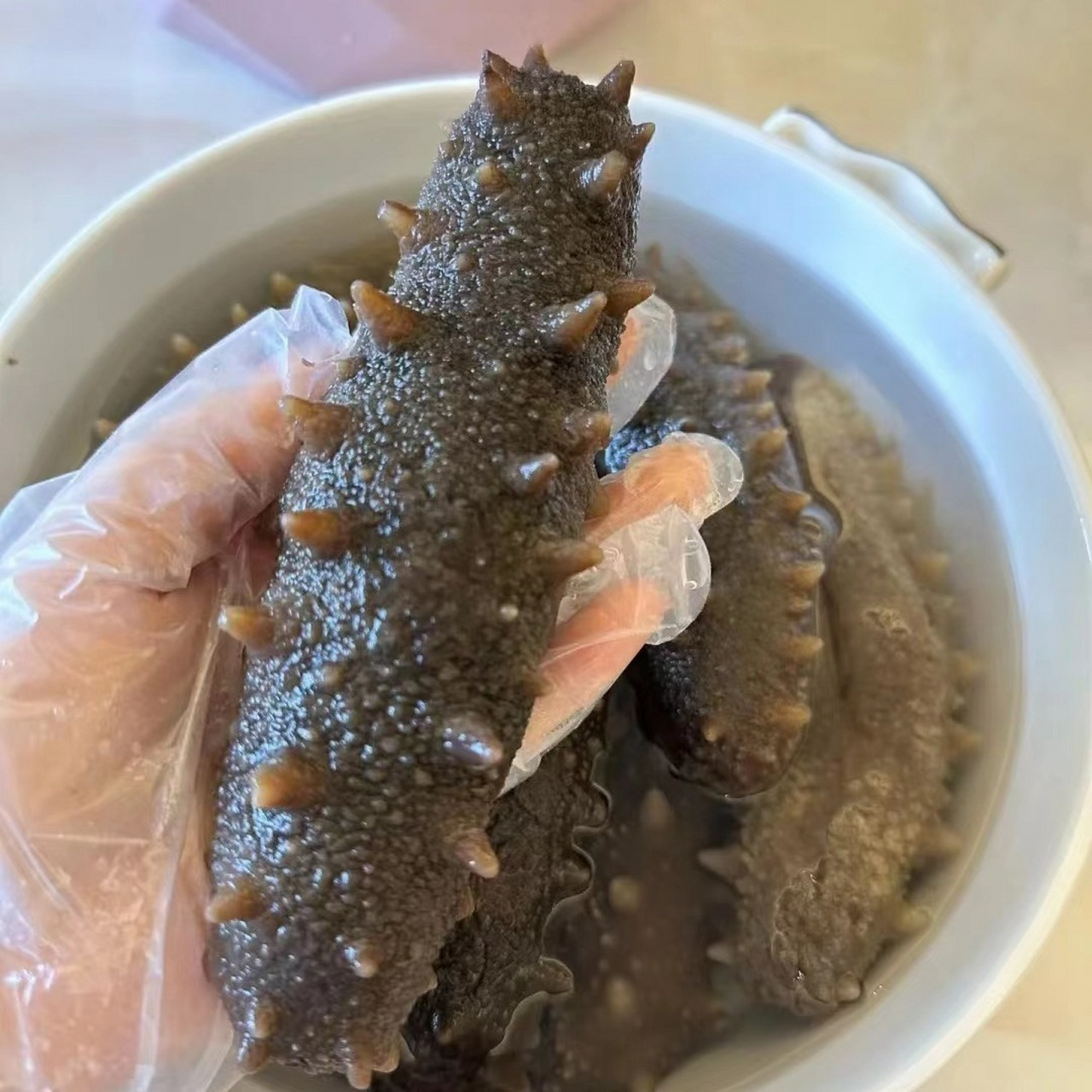 堂堂告诉大家这其实是非常正常的06 91海参泡发的时候主要就两种