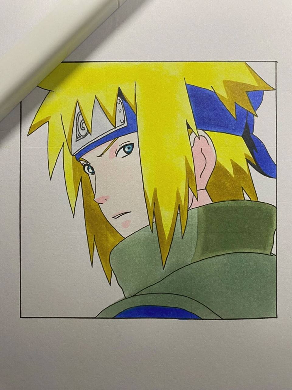 火影忍者# #手绘教程# #水门# 哪里不对