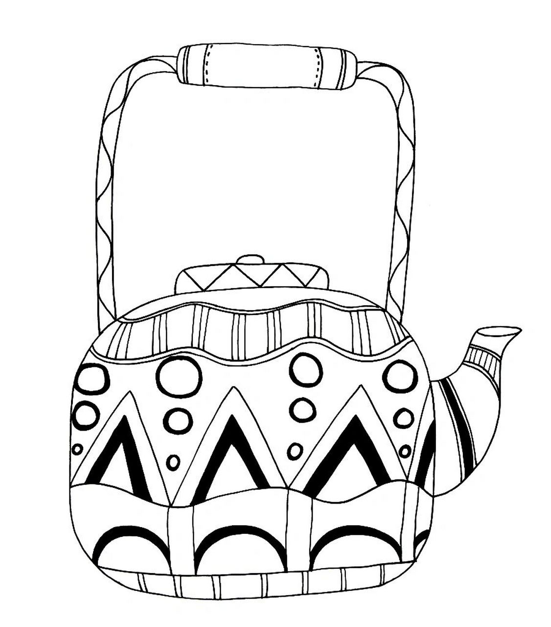 儿童画教程|水壶设计 【教学重难点】 7315 ①观察水壶的实物或