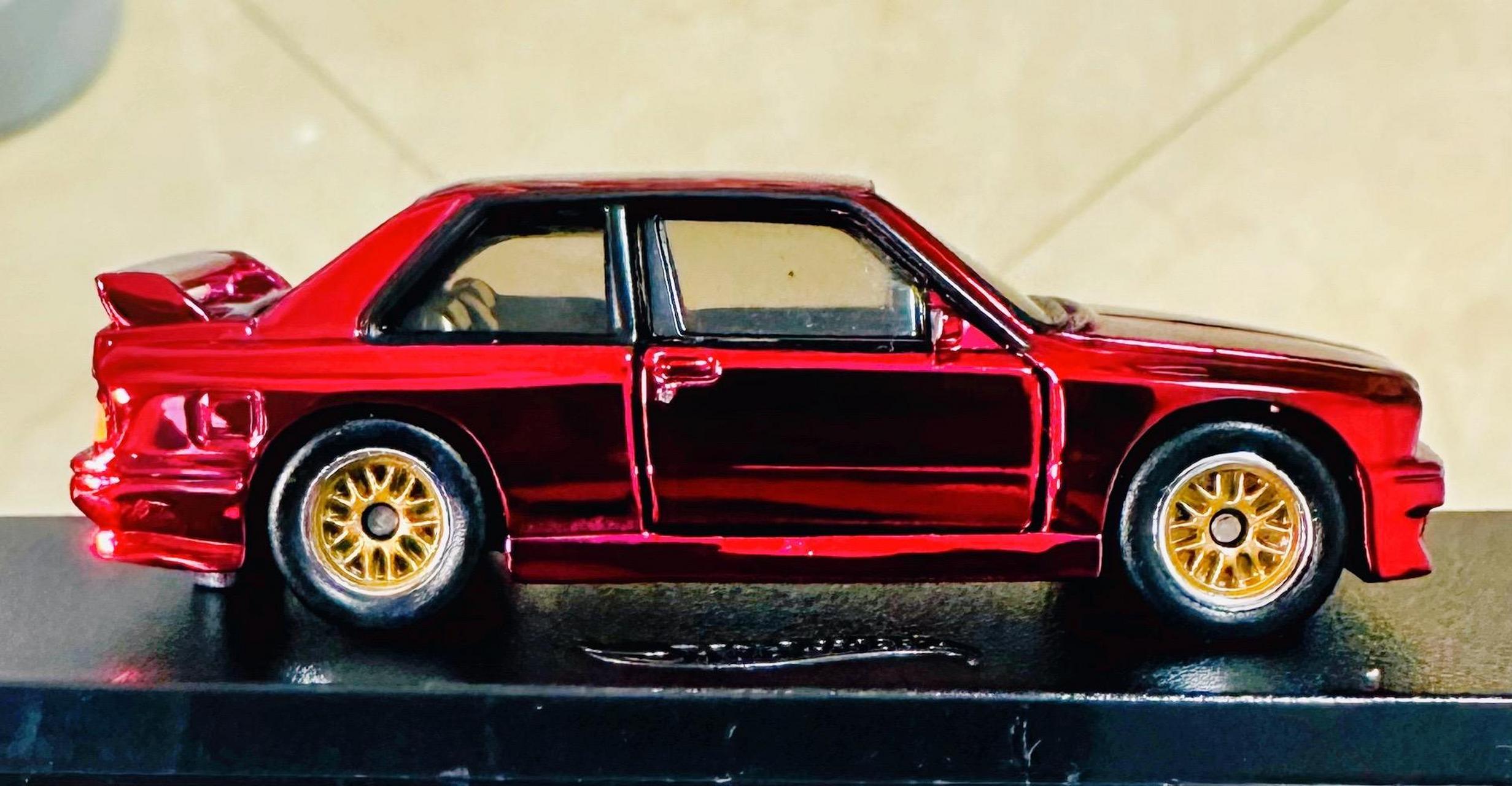 风火轮 rlc 宝马m3 e30 电镀红.