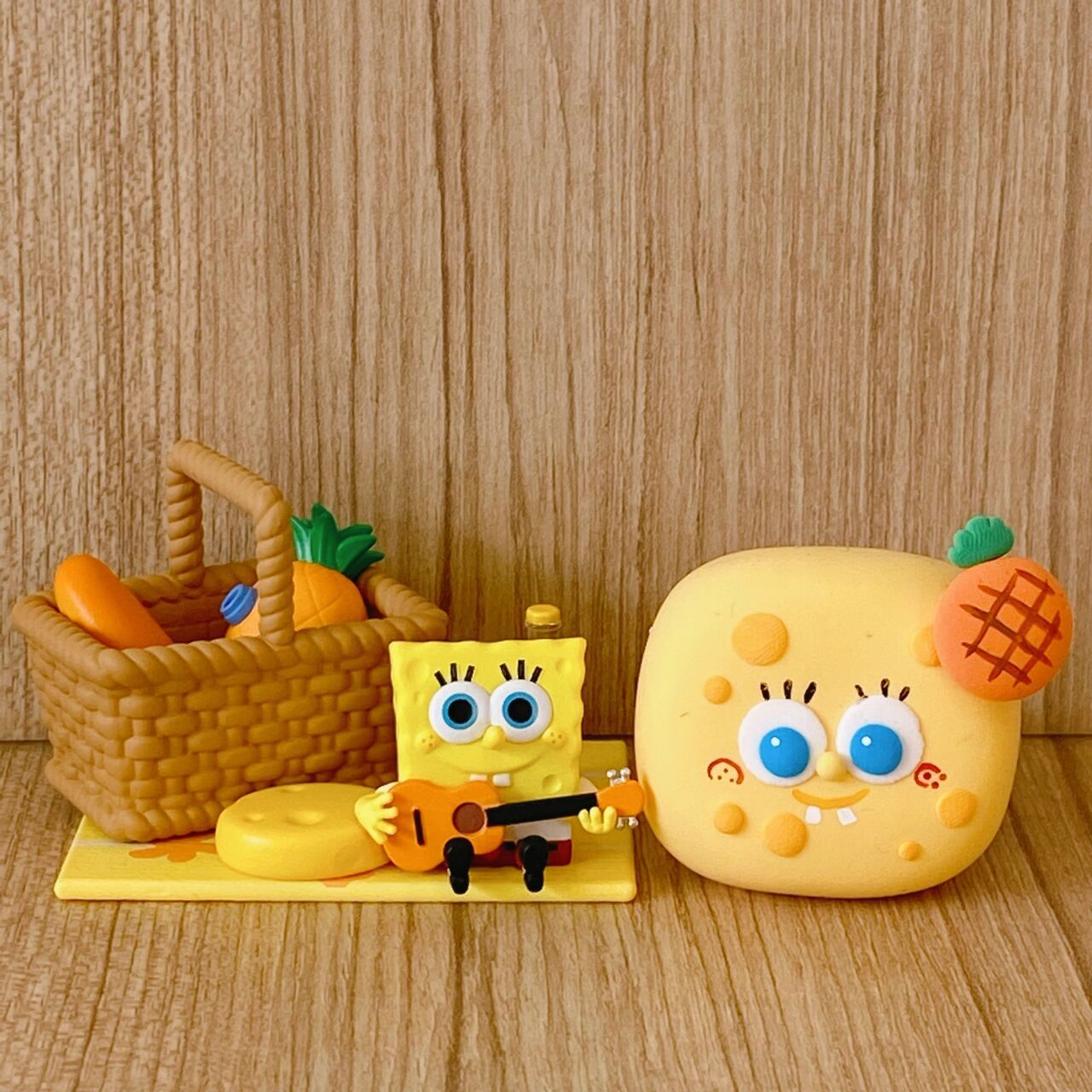 超轻粘土78海绵宝宝最最最最最最软萌可爱啦!