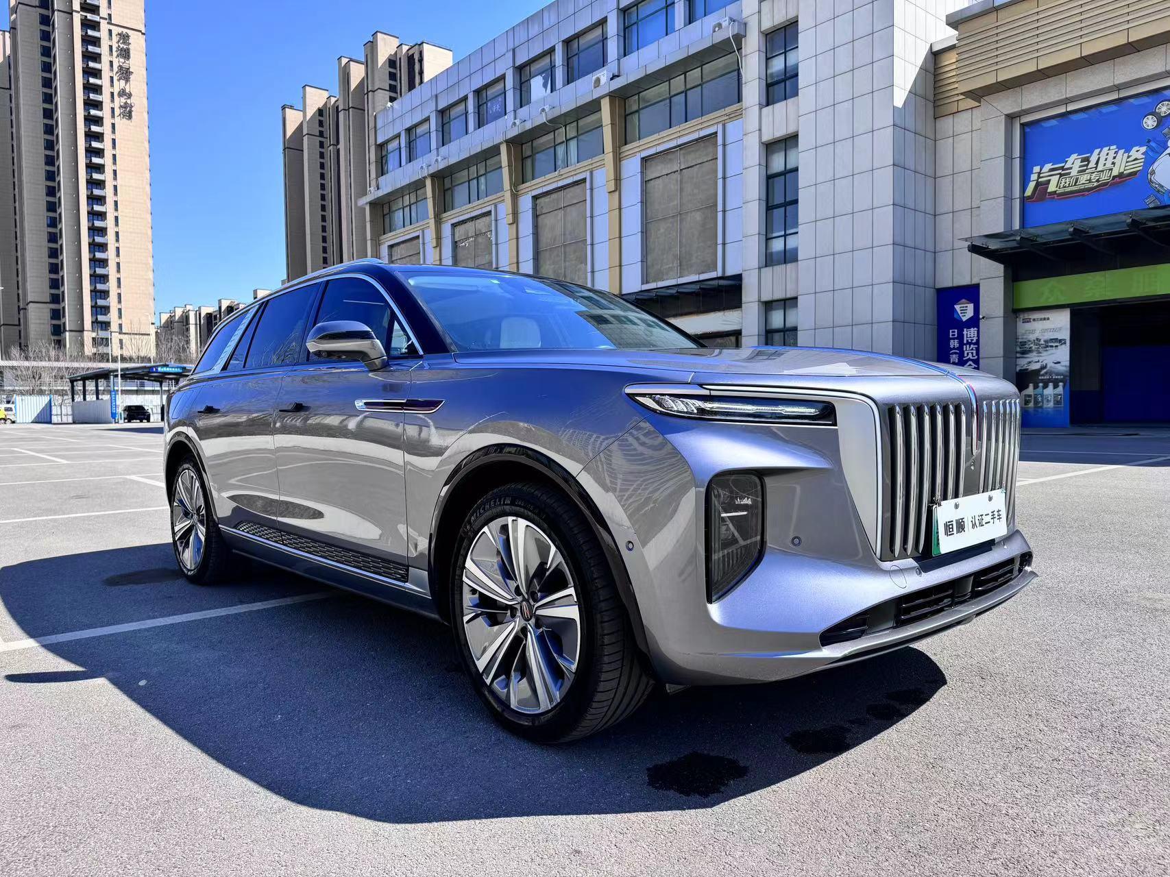 最新到家 红旗e-hs9 21款510km  六座版本 4万公里 内饰外观崭新.