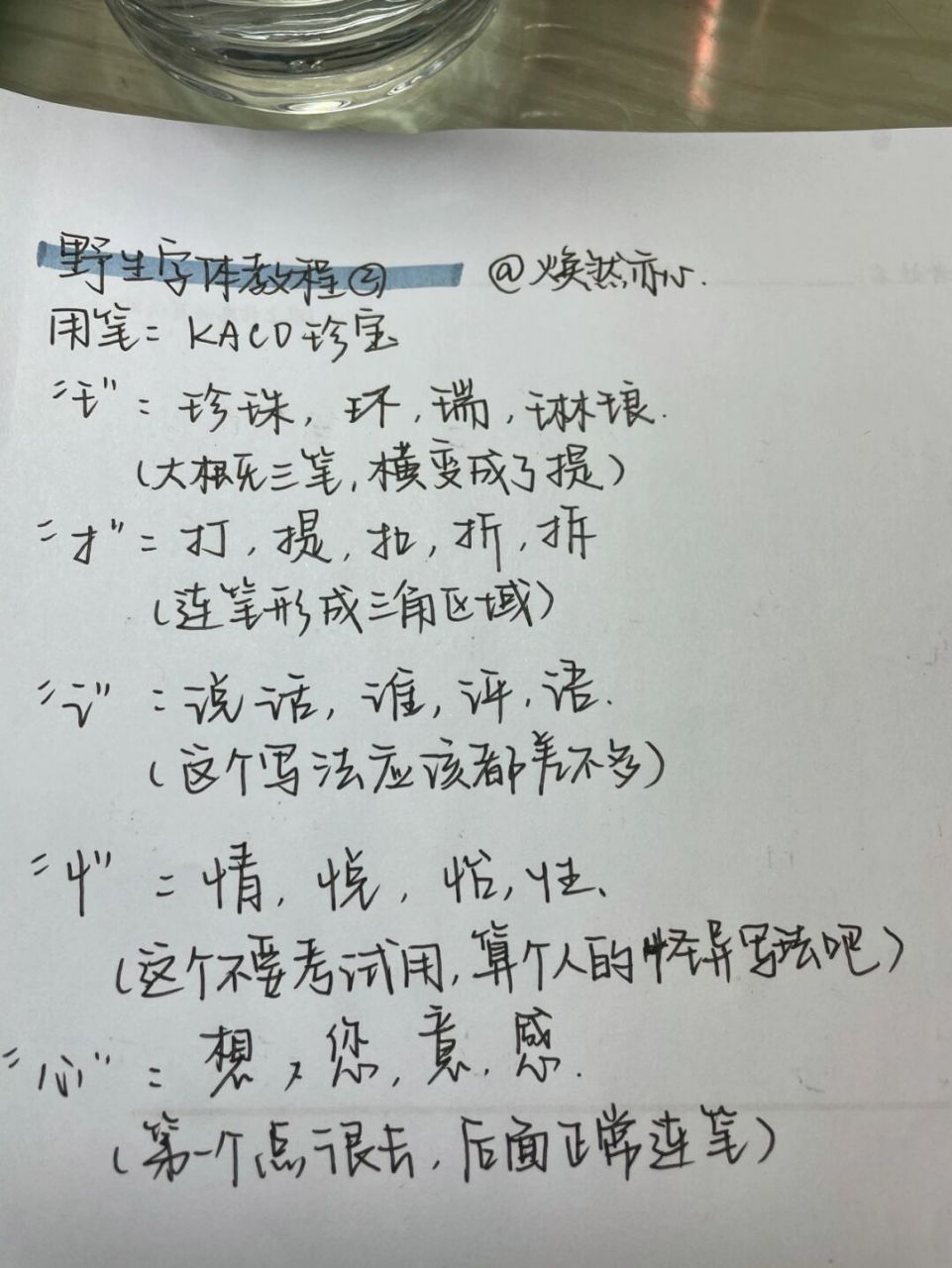 野生字体怎么练图片