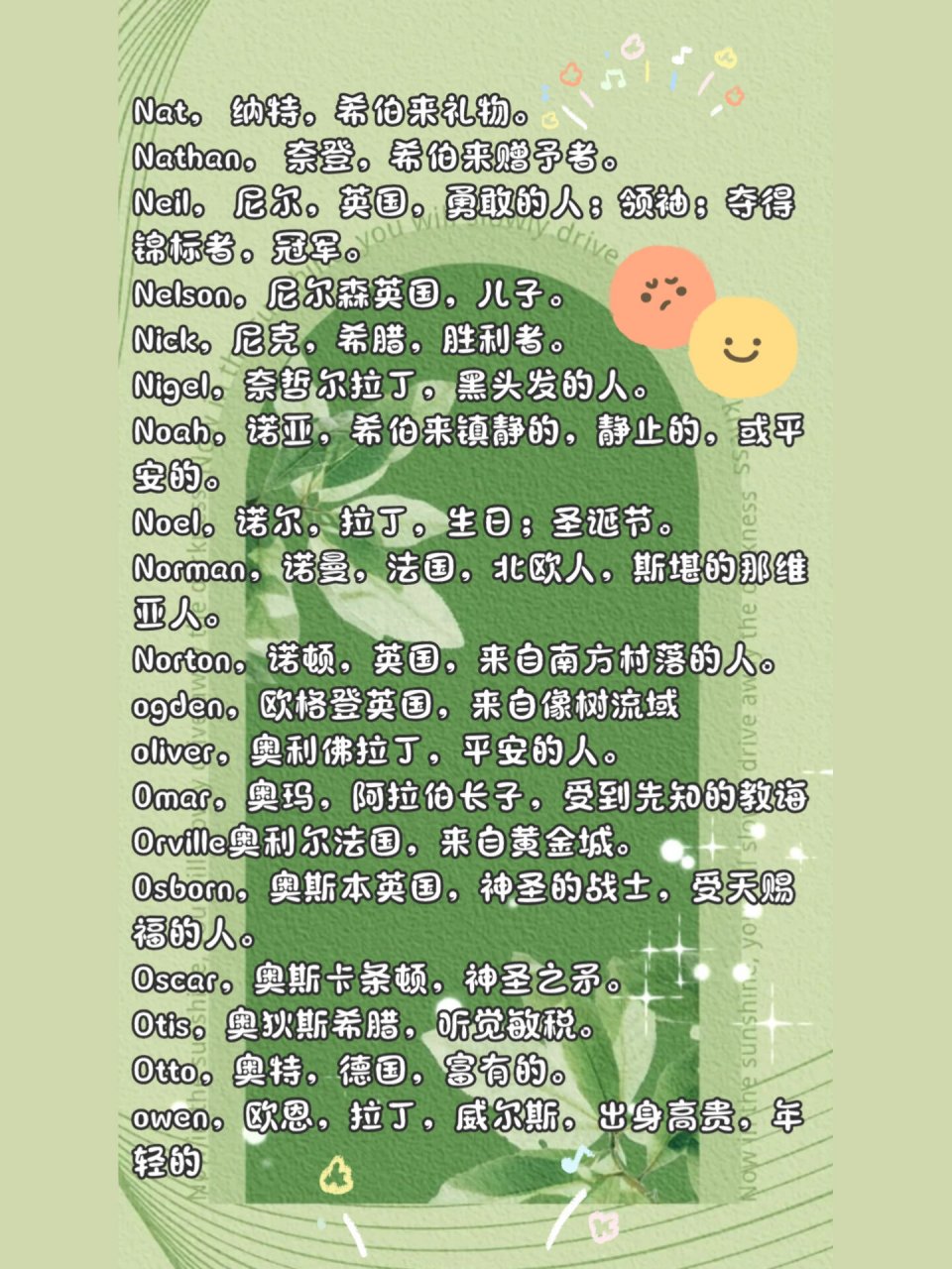独特且有气质的【男宝宝英文名】推荐 再给大家推荐个英文名web可以有