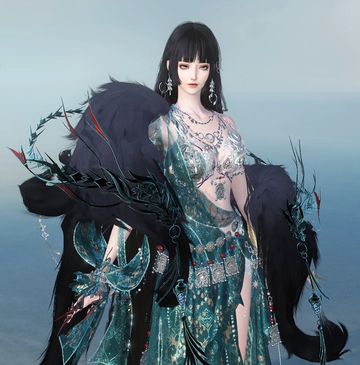 逆水寒端游新衣服 咳咳确实好看精致,退坑硬是趴着回去买了,还好有