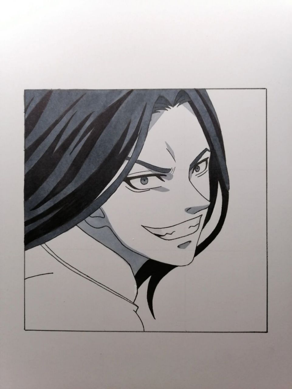 场地圭介教程 #东京复仇者# #场地圭介# #手绘教程