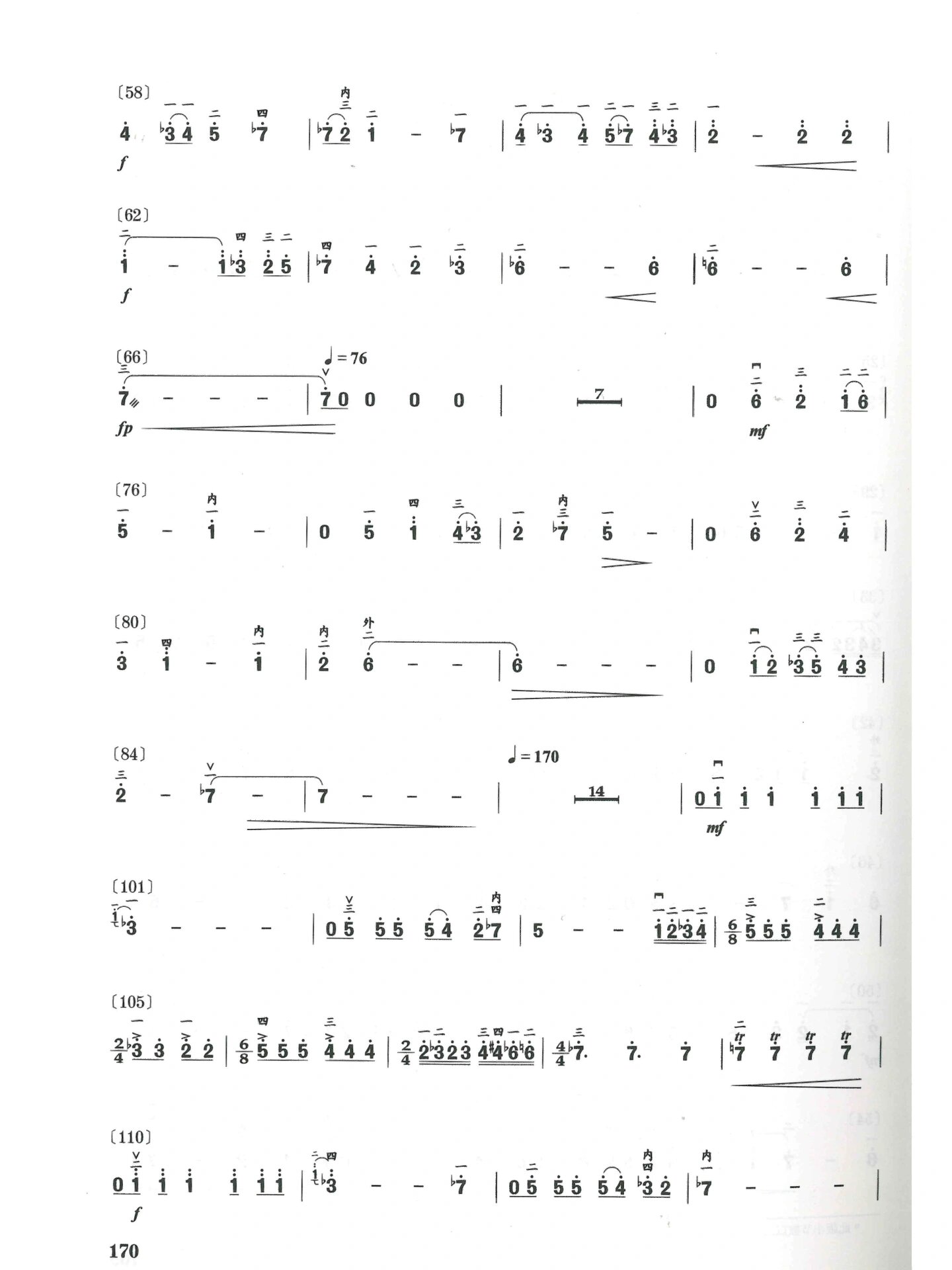 楚颂 二胡简谱 楚颂这首曲子很好听,也希望大家能够去多演奏现代二胡