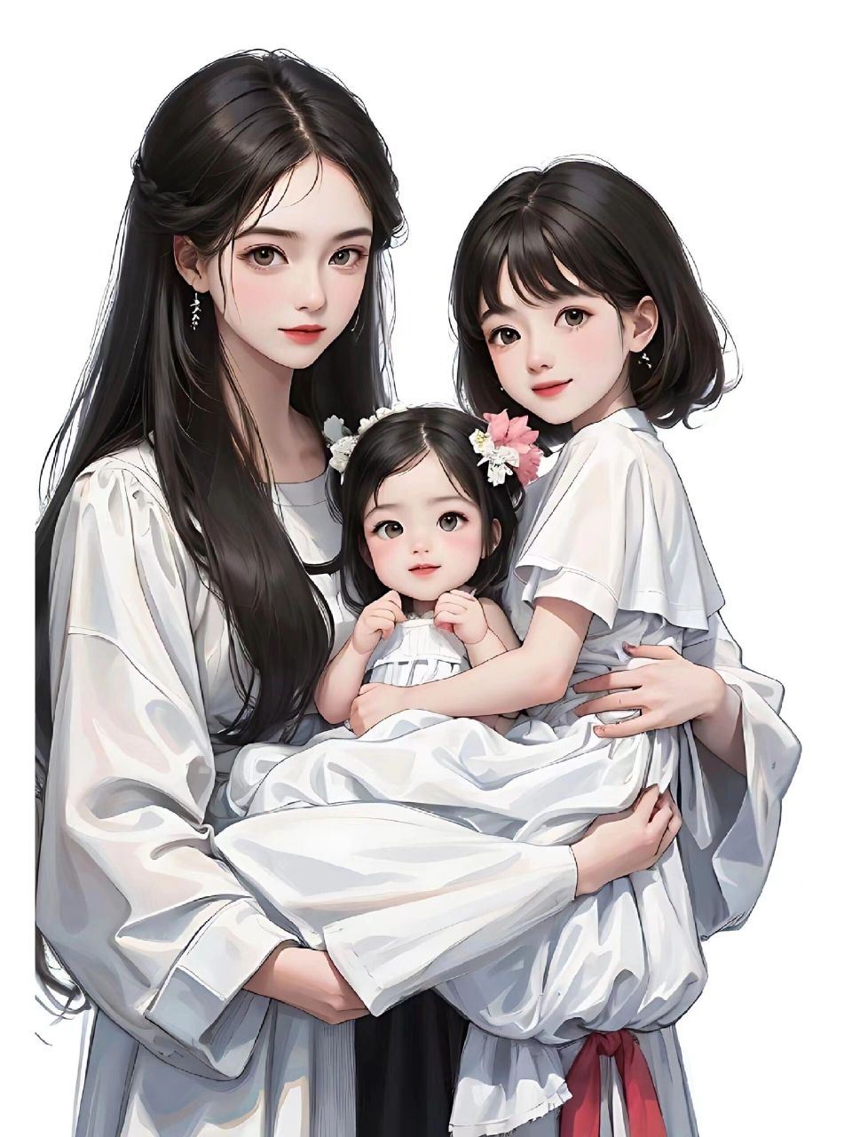 亲子头像|两个女儿的来收图啦