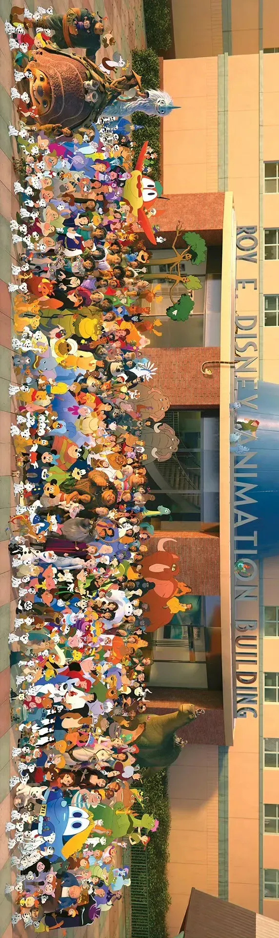 迪士尼100周年543个角色大合影