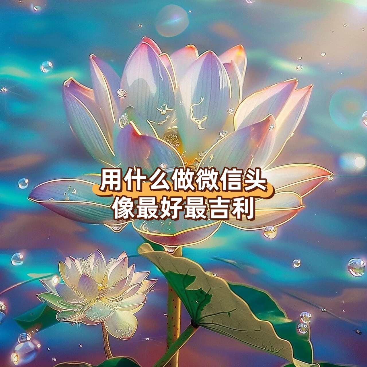 今天想和你们聊聊微信头像的选择,特别是那些既好看又充满吉利寓意的