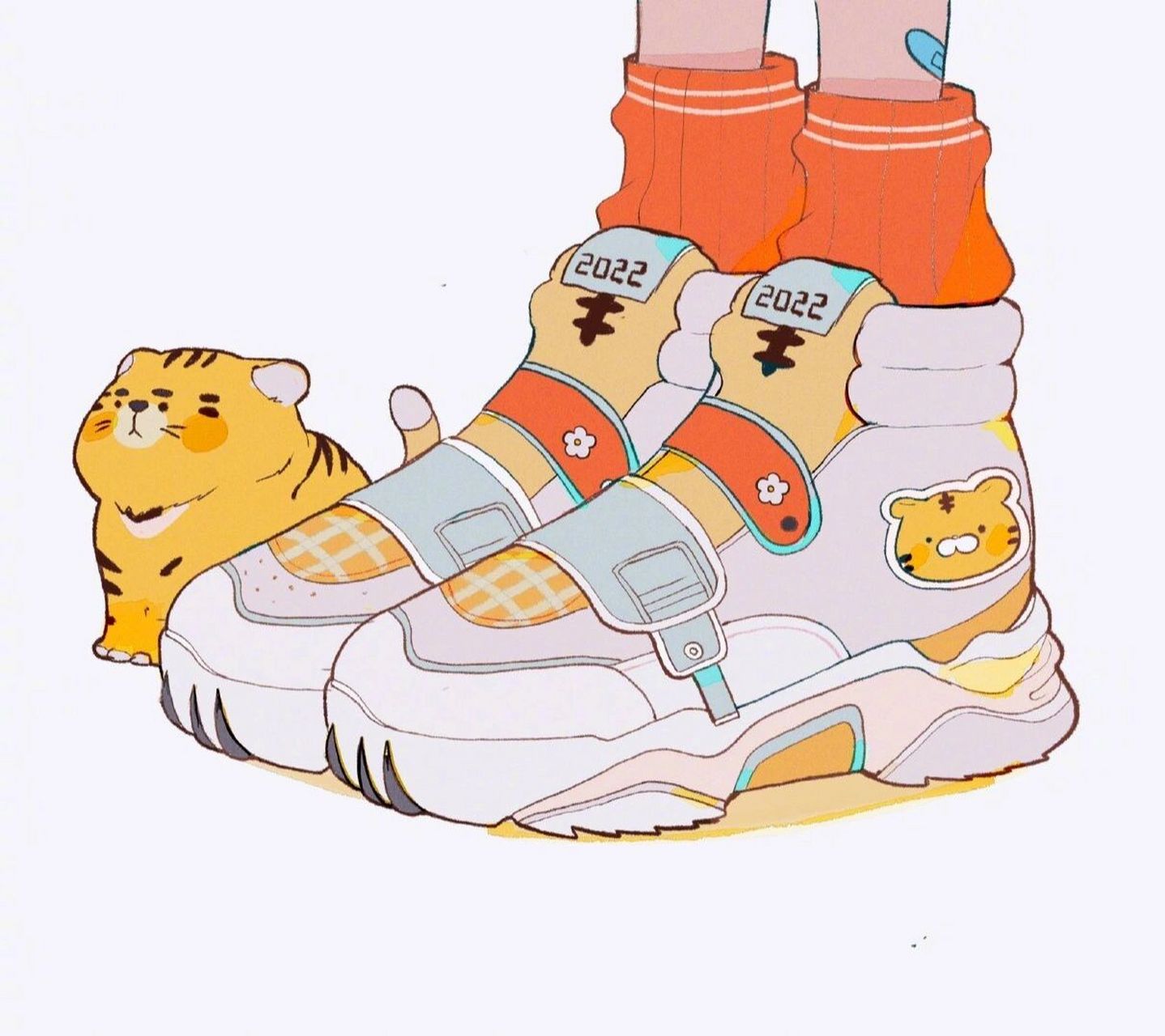 动漫手绘运动鞋画法素材