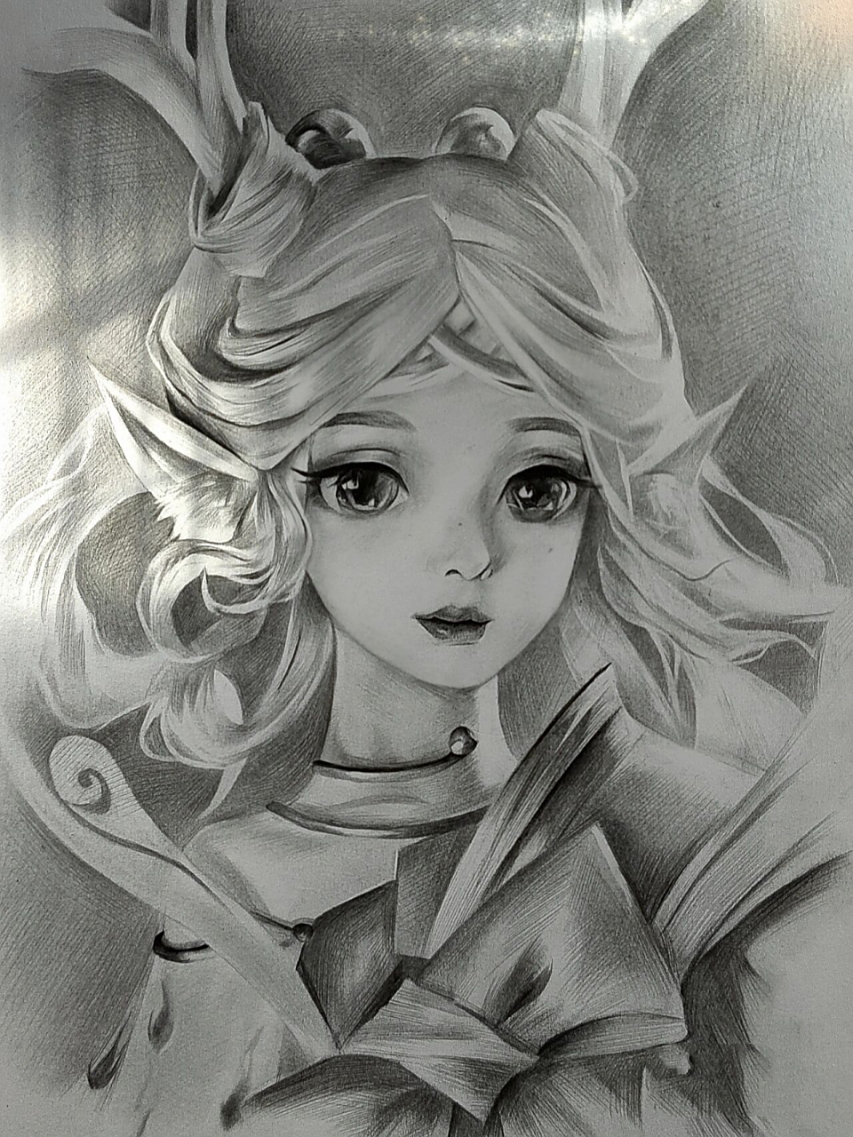 手绘瑶瑶公主(有手就能画!