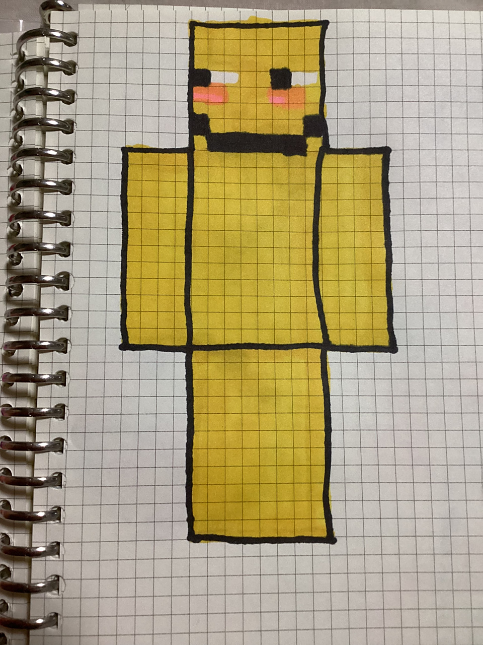 我的世界像素画  史蒂夫