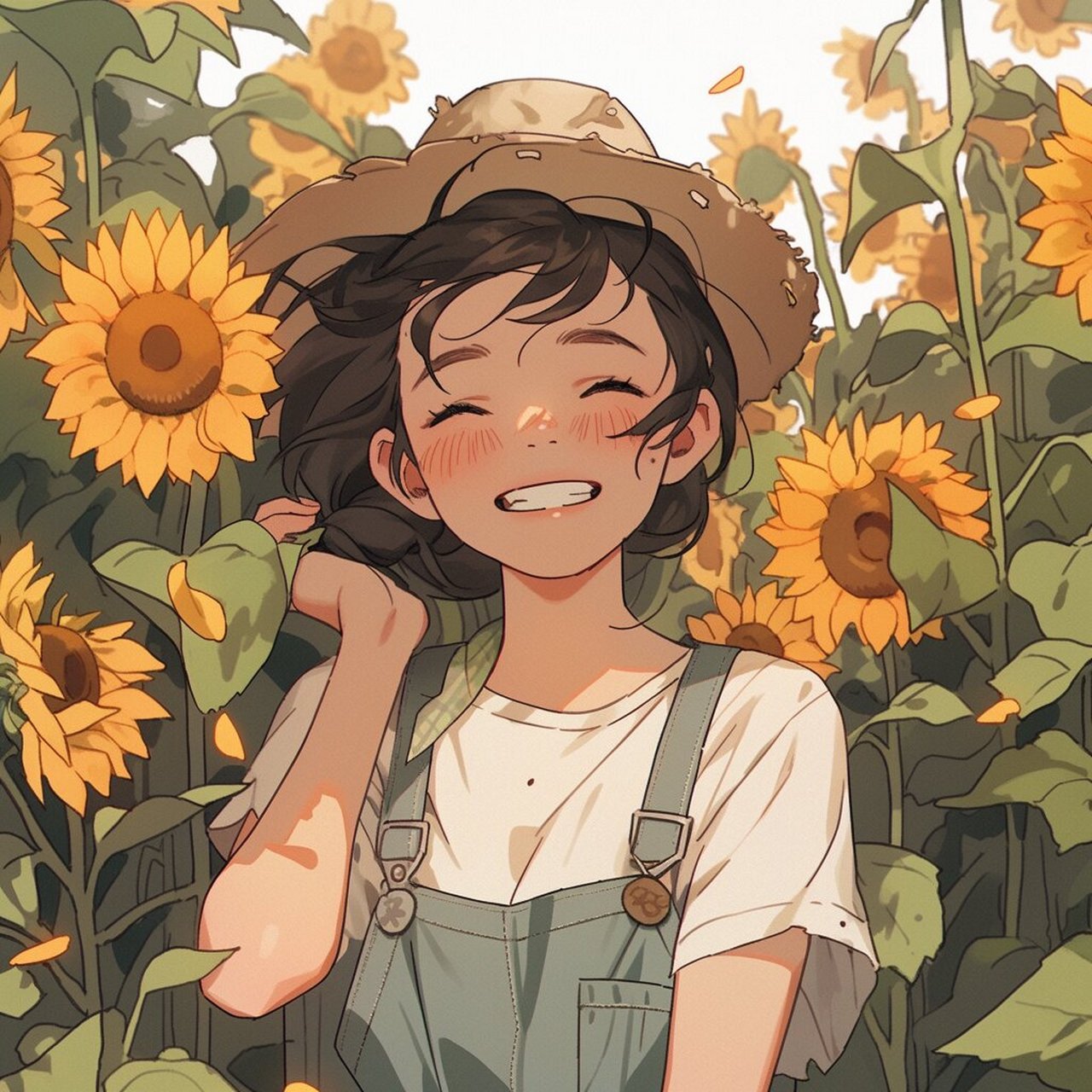 阳光般的女孩  女生头像