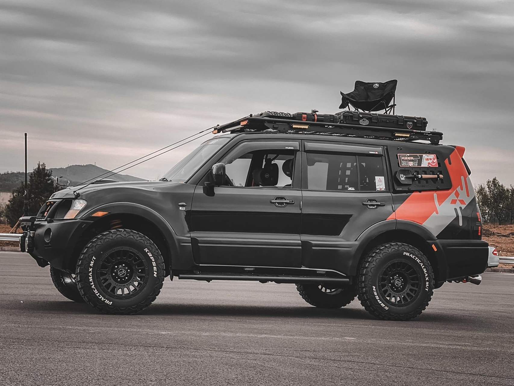 全网最帅帕杰罗v7系黑武士