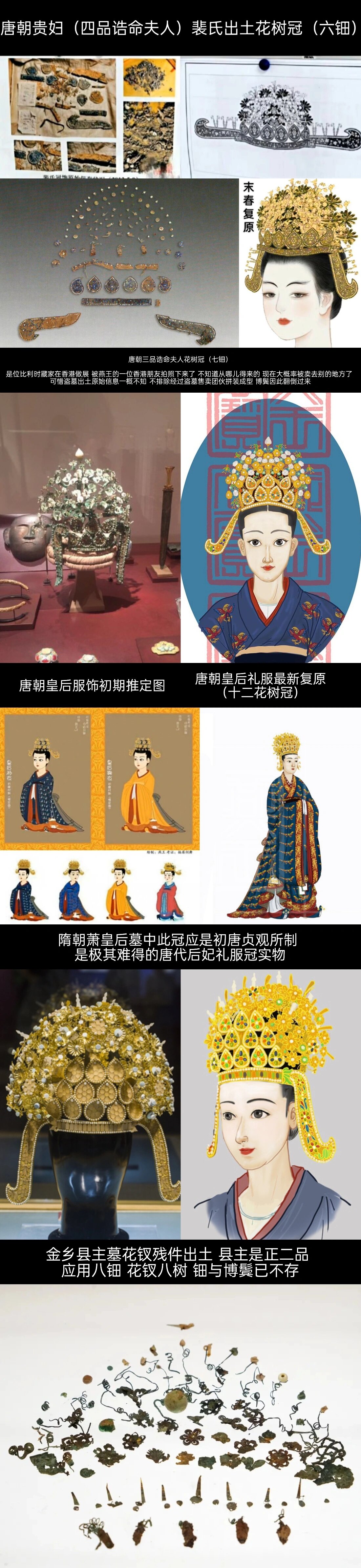 旁边两位是女官(p2 这才是正确的武则天装束 p3p4是唐朝帝后石刻 p5