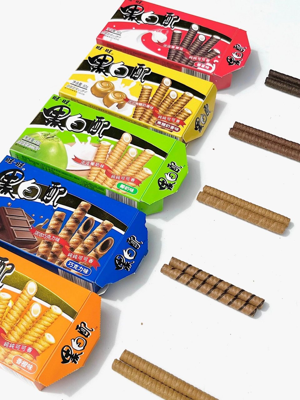 谁的童年回忆…… 旺旺黑白配! 一共五种口味!