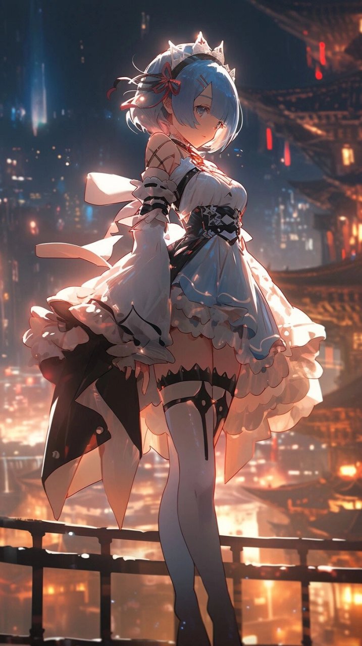 来一波蕾姆壁纸哦!想要的直接拿去哦