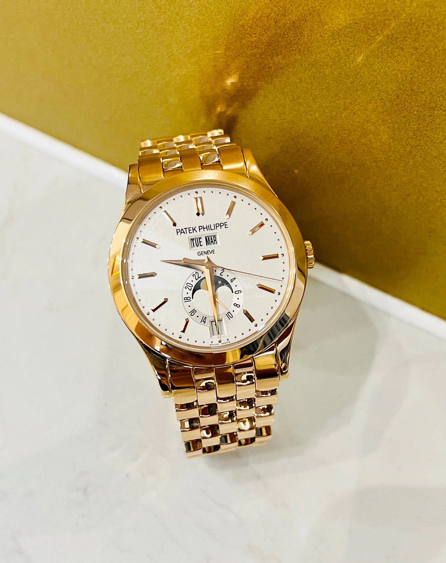 百达翡丽5396全金带