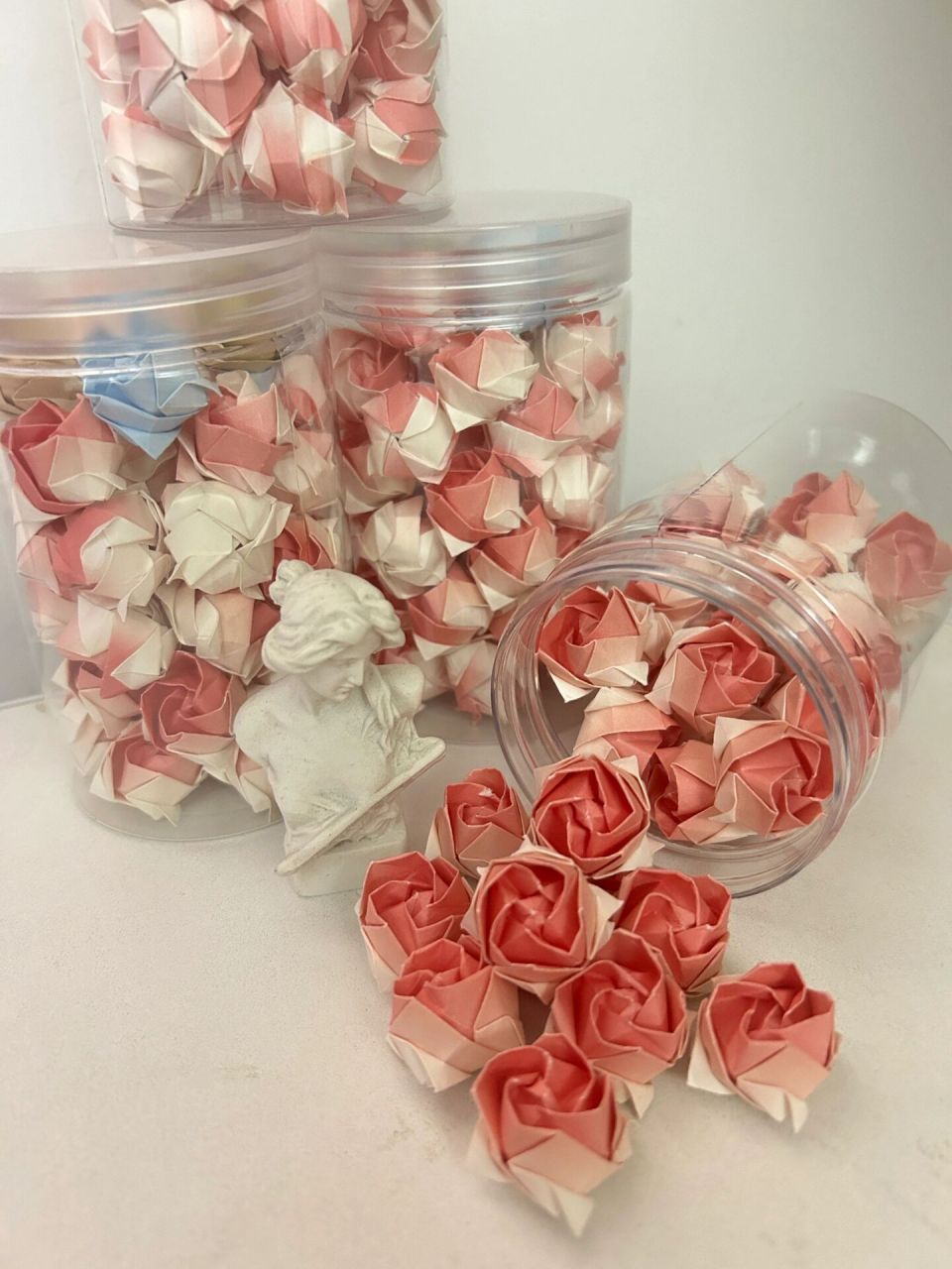 川崎玫瑰95 超好看的纸折渐变玫瑰花95 要的私我哦