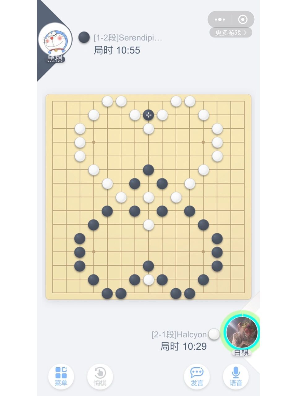 五子棋爱心摆法图片