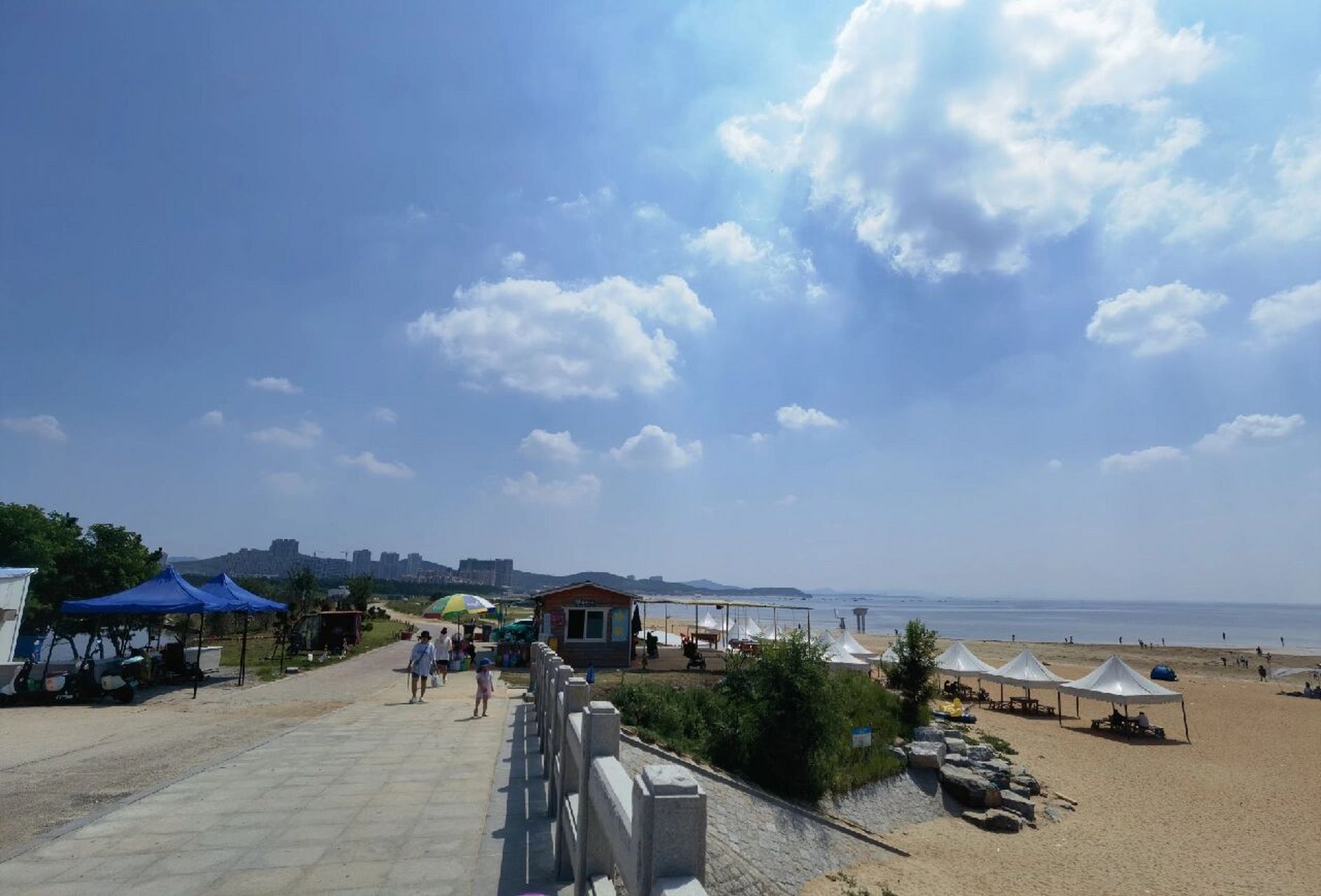 威海小石岛免费赶海区 (定位,潮汐表) 今天太阳太大了,1点12干潮,提前