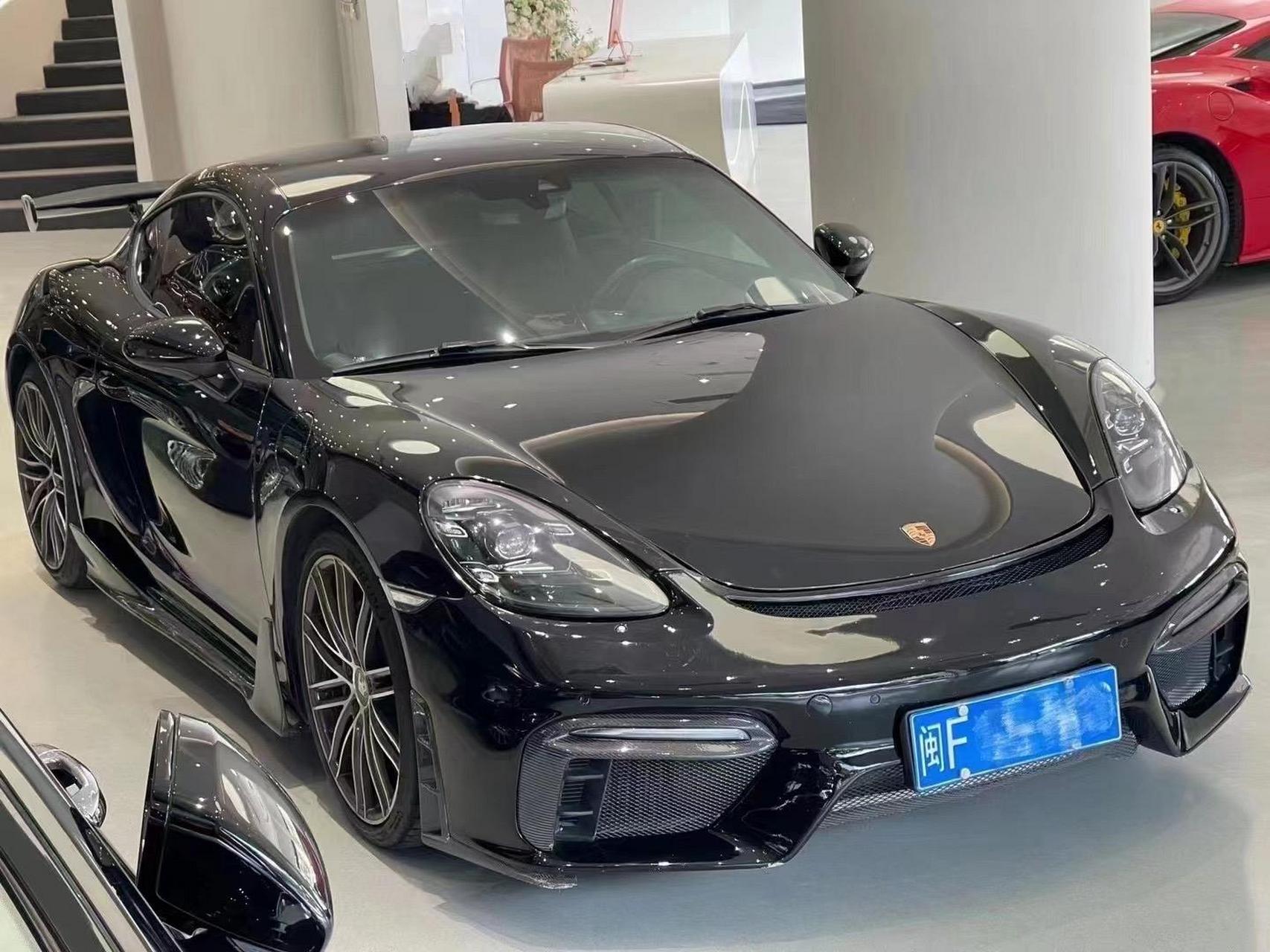 18年保时捷718卡曼 黑武士 gt4大包围 大尾翼 精品车 查博士s级