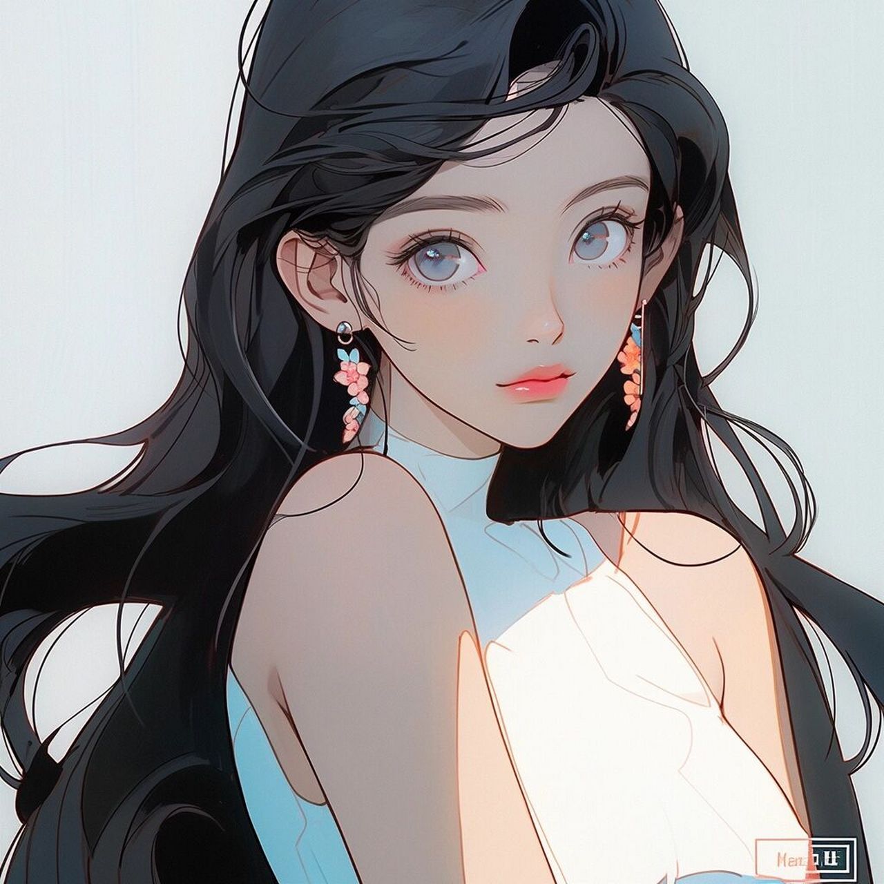 漫画头像|酷女孩|ai绘画 #ai绘画# #头像# #笔记灵感# #画画# #ai