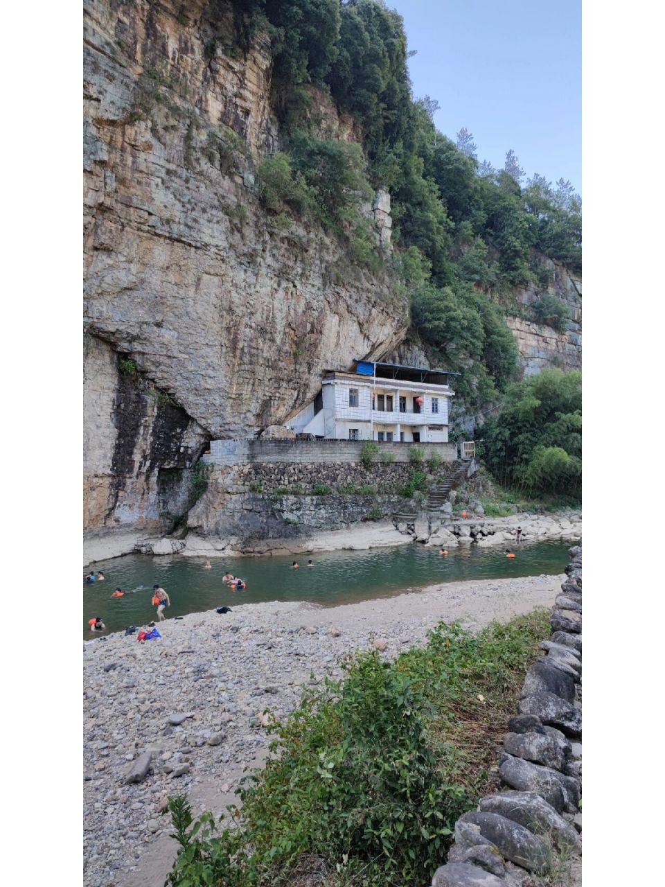 嵊州西施岩村,风景很美.