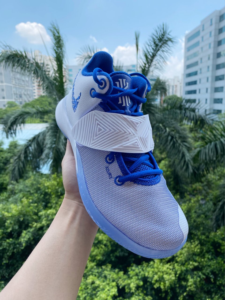 欧文flytrap第三代白蓝配色99 满满都是夏天的味道~ 开箱即爱了