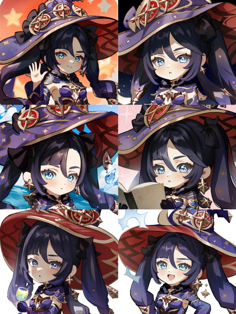 原神q版头像40:莫娜