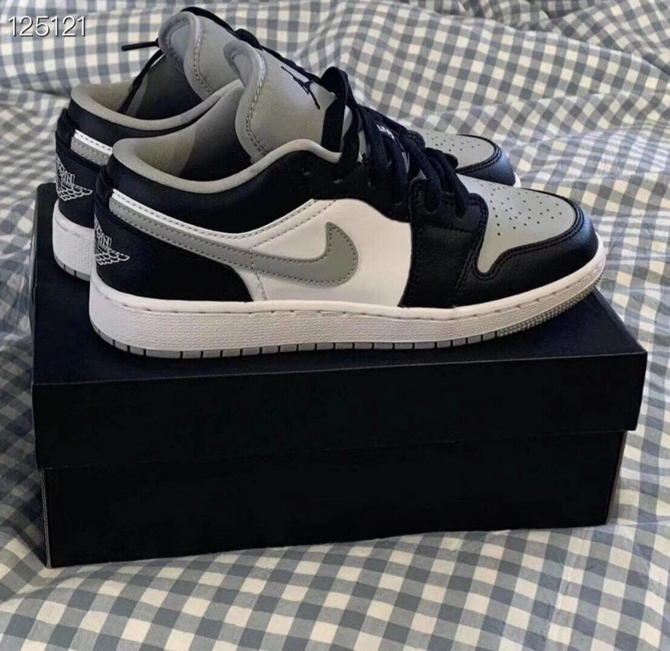 三个好搭的黑灰配色:耐克黑灰影子aj黑灰低帮aj low 烟灰色 参考山排